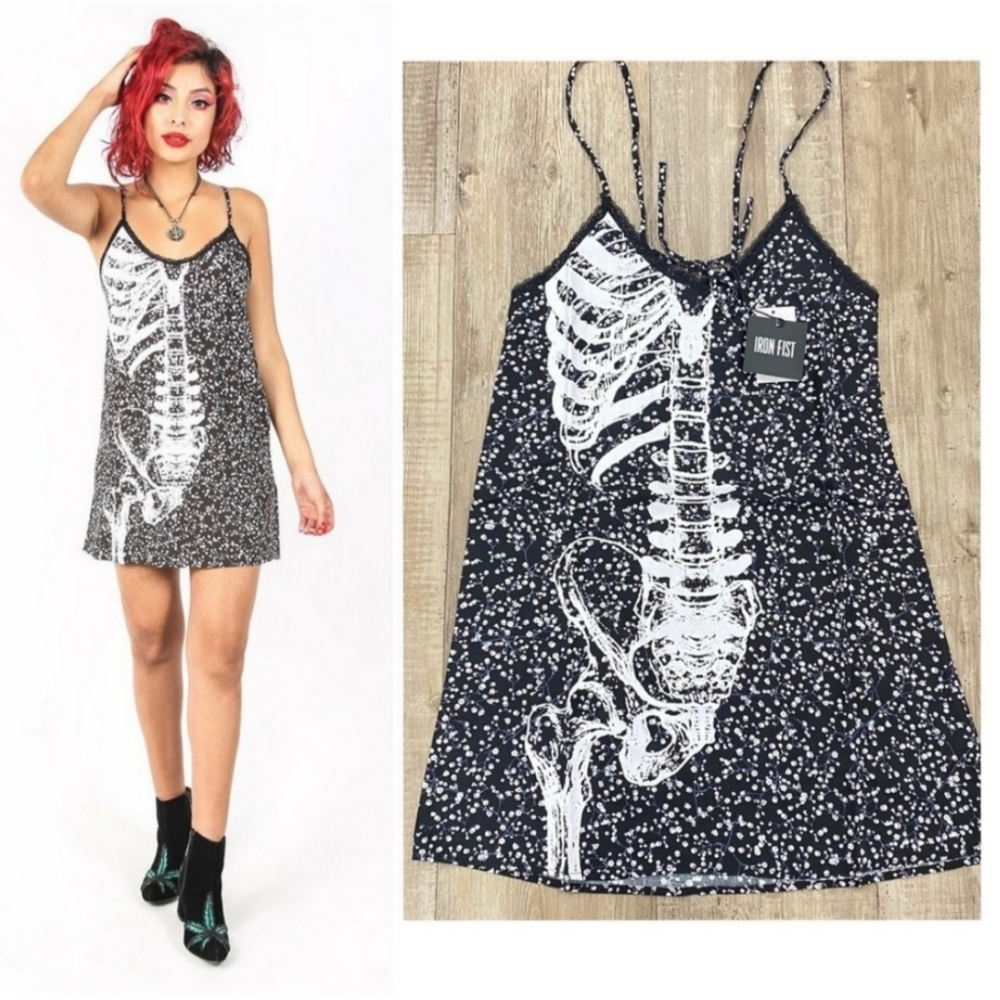SALE! Iron Fist Death Breath Slip Dress NWT Sz M